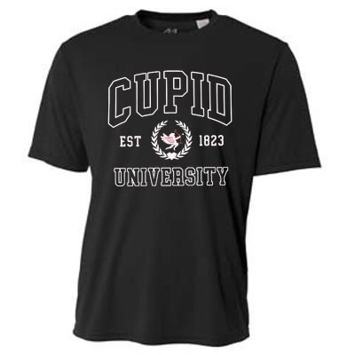 Cupid University Valentine Day Cooling Performance Crew T-Shirt