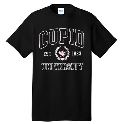 Cupid University Valentine Day Tall T-Shirt