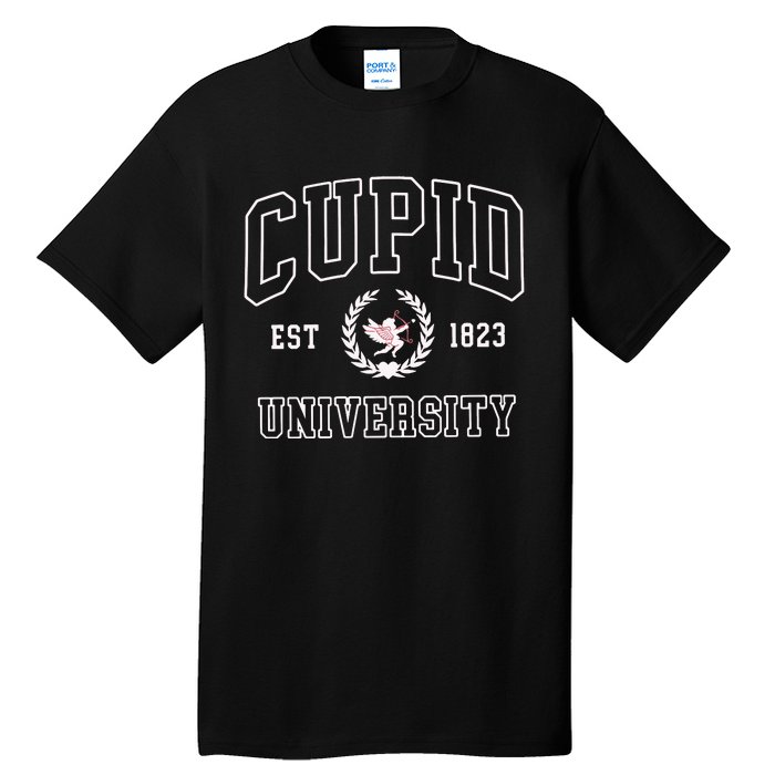 Cupid University Valentine Day Tall T-Shirt