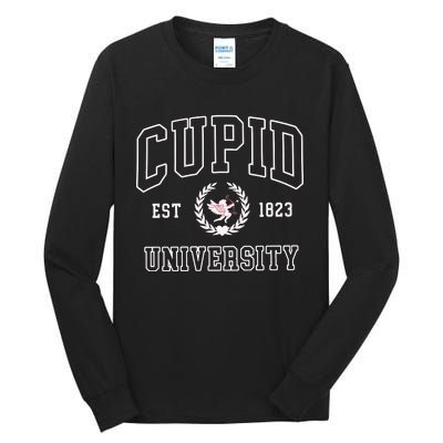 Cupid University Valentine Day Tall Long Sleeve T-Shirt