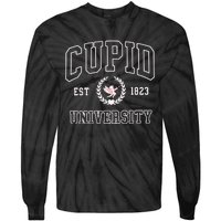 Cupid University Valentine Day Tie-Dye Long Sleeve Shirt