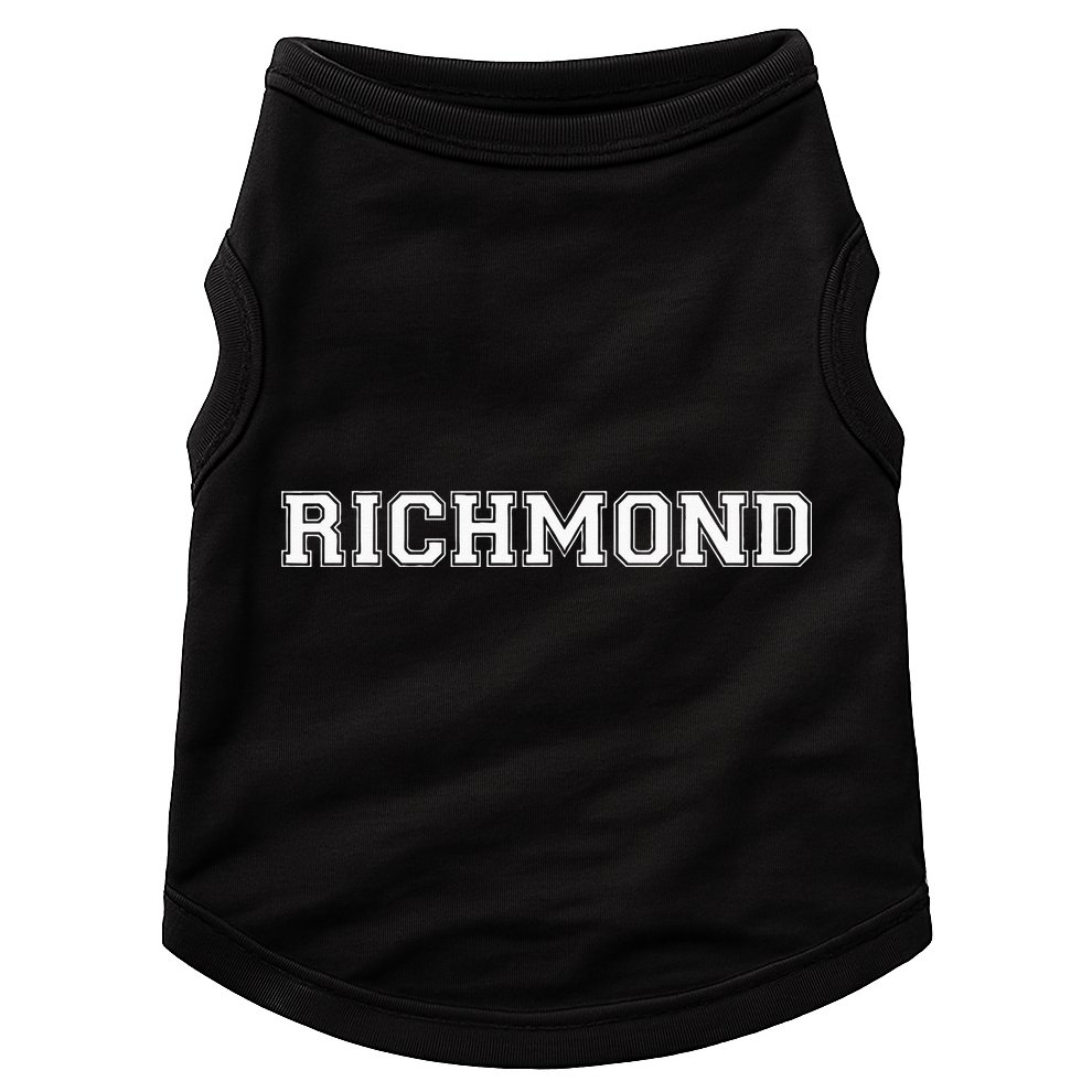 College University Varsity Style Richmond Virginia VI State Doggie Tank