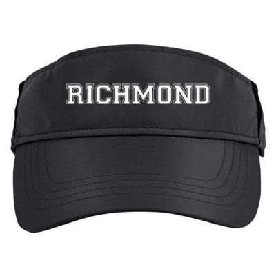 College University Varsity Style Richmond Virginia VI State Adult Drive Performance Visor