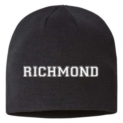 College University Varsity Style Richmond Virginia VI State Sustainable Beanie