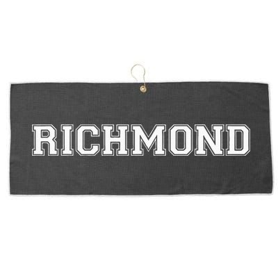 College University Varsity Style Richmond Virginia VI State Large Microfiber Waffle Golf Towel