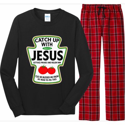 Catch Up With Jesus Long Sleeve Pajama Set