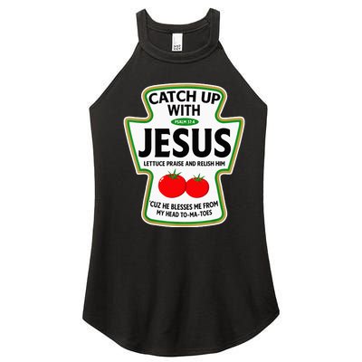 Catch Up With Jesus Women’s Perfect Tri Rocker Tank