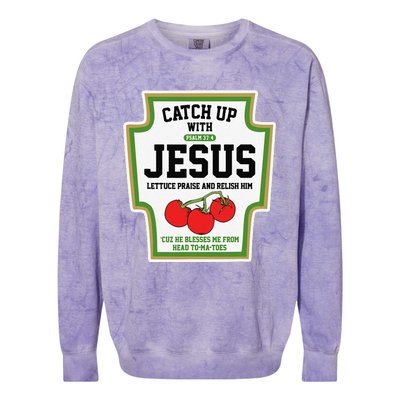 Catch Up With Jesus CatchUp With Jesus Colorblast Crewneck Sweatshirt