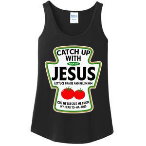 Catch Up With Jesus Ladies Essential Tank