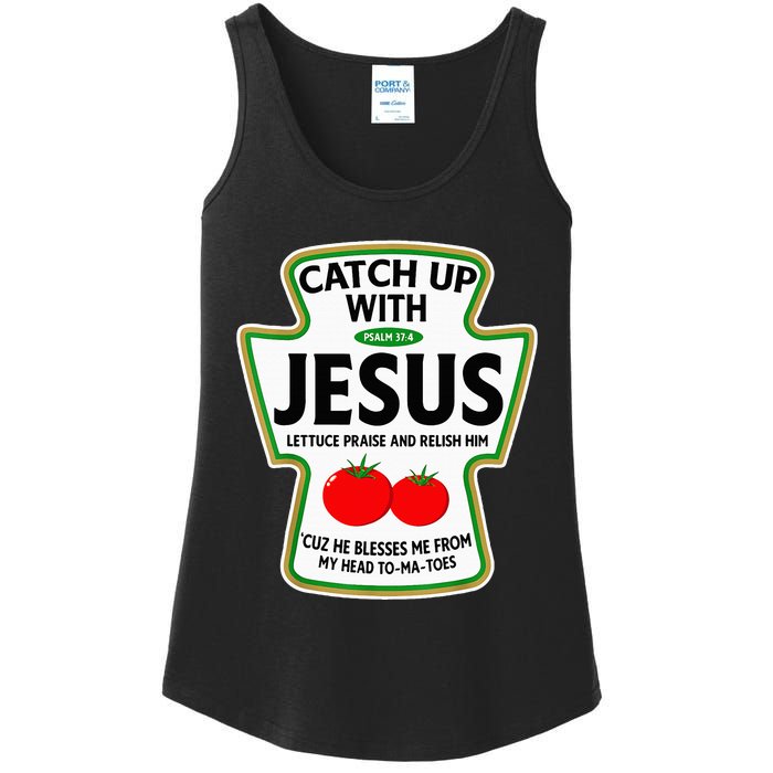 Catch Up With Jesus Ladies Essential Tank