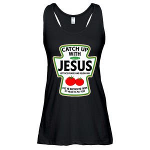 Catch Up With Jesus Ladies Essential Flowy Tank