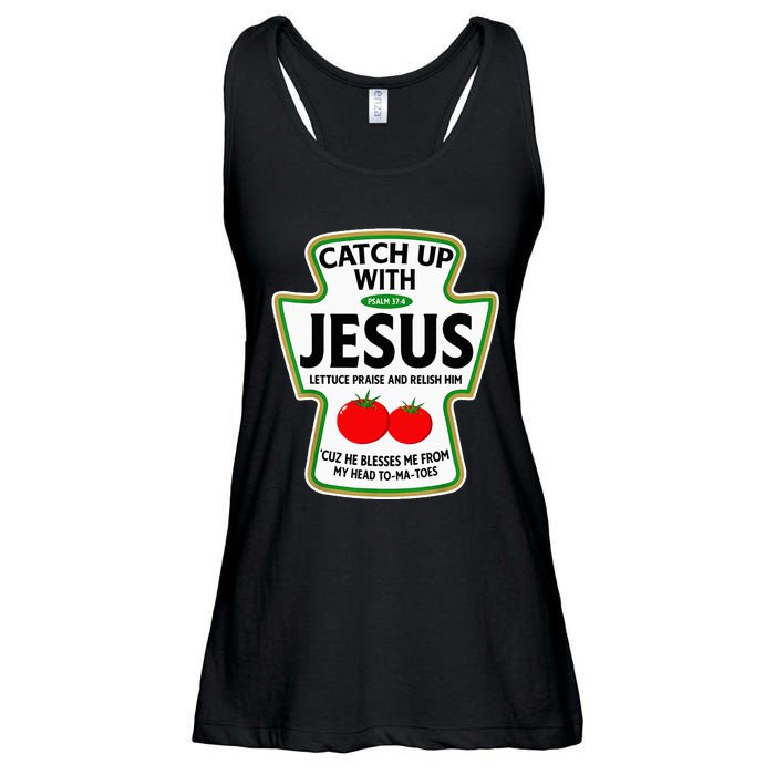 Catch Up With Jesus Ladies Essential Flowy Tank