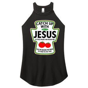 Catch Up With Jesus Women's Perfect Tri Rocker Tank