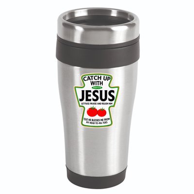 Catch Up With Jesus 16oz Travel Tumbler
