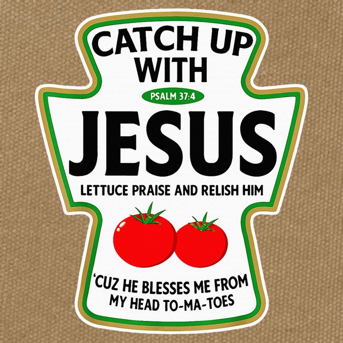 Catch Up With Jesus Cotton Canvas Backpack