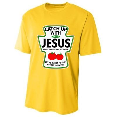 Catch Up With Jesus Performance Sprint T-Shirt