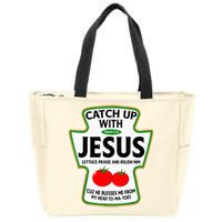 Catch Up With Jesus Zip Tote Bag