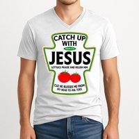 Catch Up With Jesus V-Neck T-Shirt