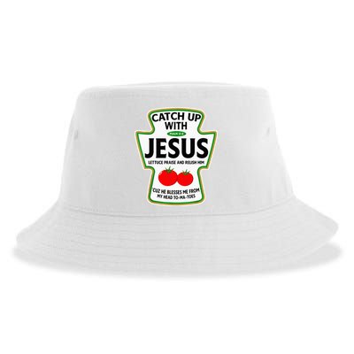 Catch Up With Jesus Sustainable Bucket Hat