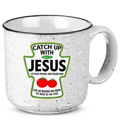 Catch Up With Jesus 15oz Campfire Ceramic Mug