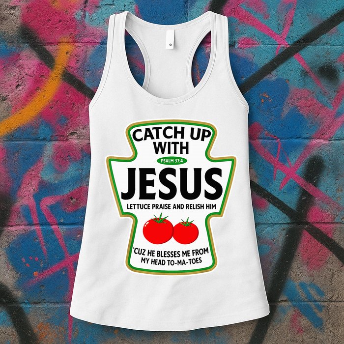 Catch Up With Jesus Womens Tank Top