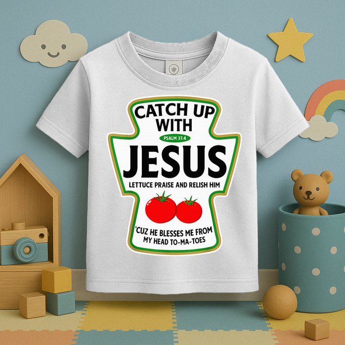 Catch Up With Jesus Toddler T-Shirt