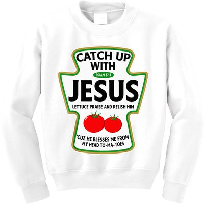 Catch Up With Jesus Kids Sweatshirt
