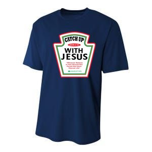 Catch Up With Jesus Youth Performance Sprint T-Shirt