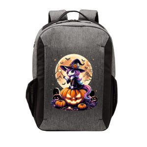 Cute Unicorn Witch Pumpkin Halloween Shirts Daughter Vector Backpack