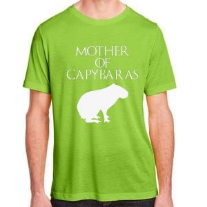 Cute & Unique White Mother of Capybaras  E010359 Adult ChromaSoft Performance T-Shirt