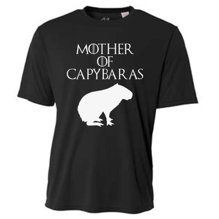 Cute & Unique White Mother of Capybaras  E010359 Cooling Performance Crew T-Shirt