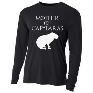 Cute & Unique White Mother of Capybaras  E010359 Cooling Performance Long Sleeve Crew