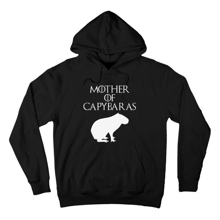 Cute & Unique White Mother of Capybaras  E010359 Tall Hoodie