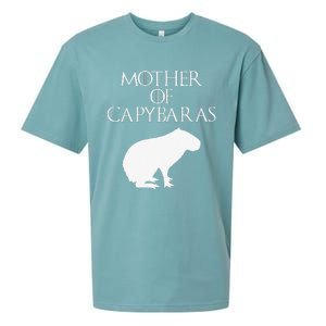 Cute & Unique White Mother of Capybaras  E010359 Sueded Cloud Jersey T-Shirt