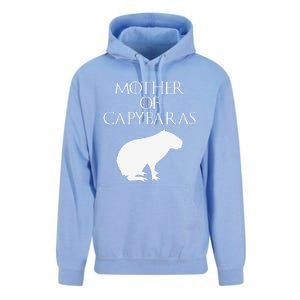 Cute & Unique White Mother of Capybaras  E010359 Unisex Surf Hoodie