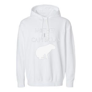 Cute & Unique White Mother of Capybaras  E010359 Garment-Dyed Fleece Hoodie