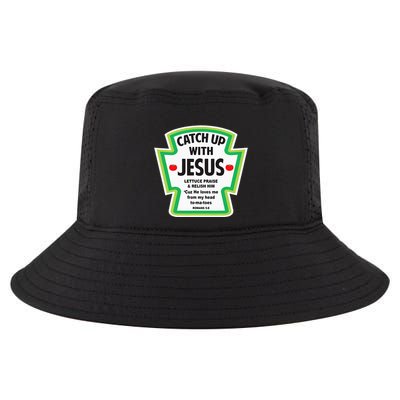 Catch Up With Jesus Funny Christian Faith Cool Comfort Performance Bucket Hat