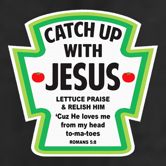 Catch Up With Jesus Funny Christian Faith Cool Comfort Performance Bucket Hat