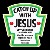 Catch Up With Jesus Funny Christian Faith 16 in Basic Backpack