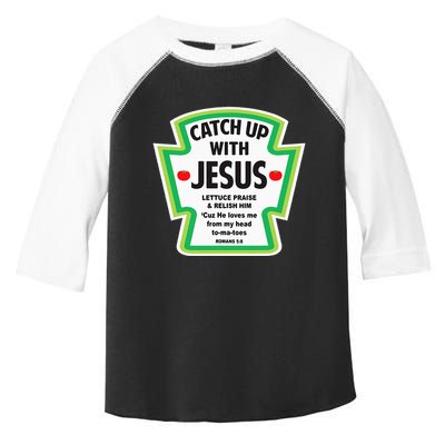 Catch Up With Jesus Funny Christian Faith Toddler Fine Jersey T-Shirt