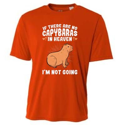 Cute & Unique White Mother Of Capybaras E010359 Cooling Performance Crew T-Shirt