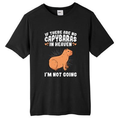 Cute & Unique White Mother Of Capybaras E010359 Tall Fusion ChromaSoft Performance T-Shirt