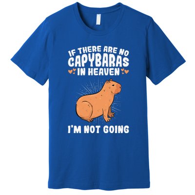 Cute & Unique White Mother Of Capybaras E010359 Premium T-Shirt