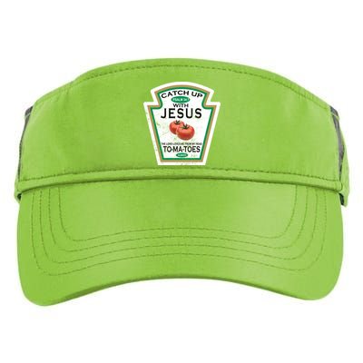 Catch Up With Jesus Vintage Adult Drive Performance Visor