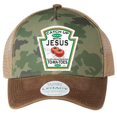 Catch Up With Jesus Vintage Legacy Tie Dye Trucker Hat