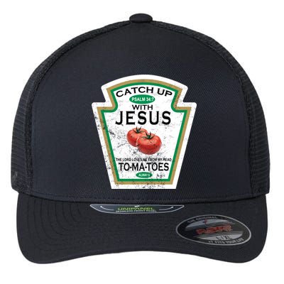 Catch Up With Jesus Vintage Flexfit Unipanel Trucker Cap