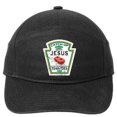 Catch Up With Jesus Vintage 7-Panel Snapback Hat