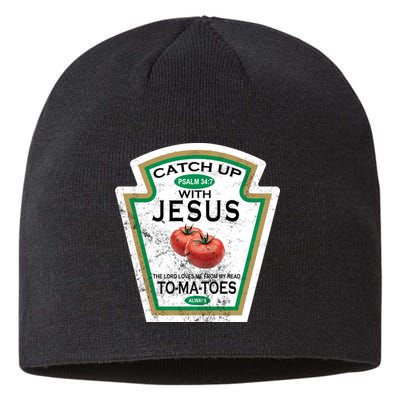 Catch Up With Jesus Vintage Sustainable Beanie