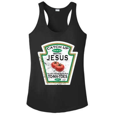 Catch Up With Jesus Vintage Ladies PosiCharge Competitor Racerback Tank