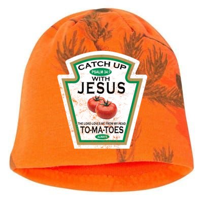 Catch Up With Jesus Vintage Kati - Camo Knit Beanie